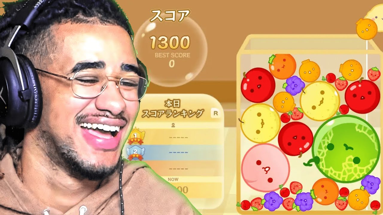 Melchior joue à Suika Games pour la première fois