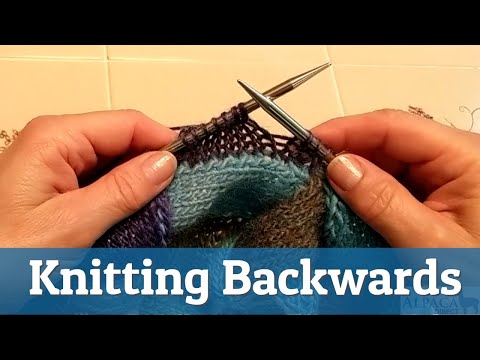 How To Knit Backwards (Mirror Knitting)