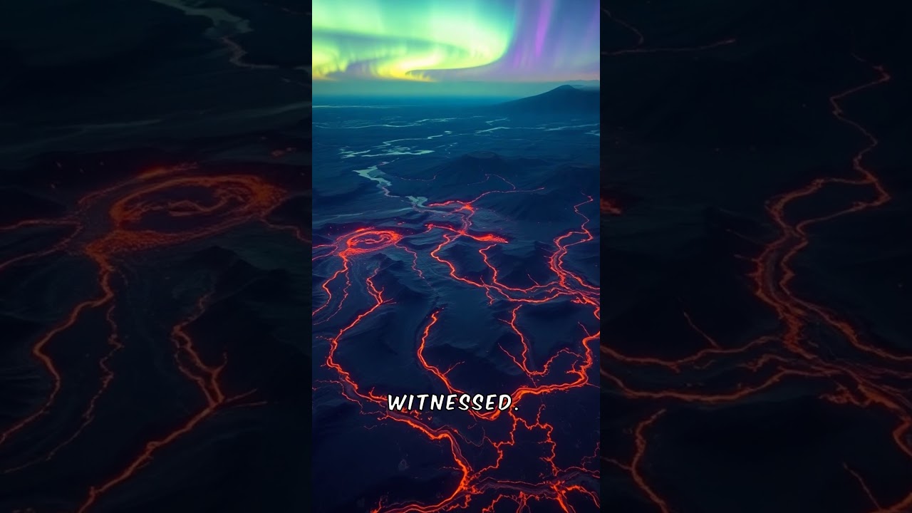 🔥 Iceland&rsquo;s Volcanic Heart | Northern Lights Over Fire & Ice 🇮🇸
