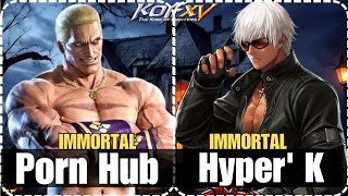 KOFXV⚡PORN HUB VS HYPER K⚡ HIGH LEVEL GAMEPLAY ⚡ KING OF ...