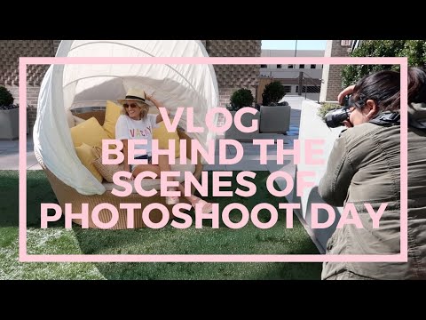 VLOG // Behind The Scenes of Photoshoot Day thumbnail