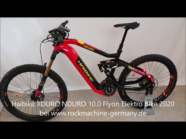 New!! Haibike XDURO NDURO 10.0 Flyon HPR120S Intube 630WH Sram EX1 FOX 36  Elektro Bike 2020 - YouTube