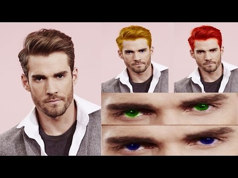 How to Change Hair Colour and Eye Colour in adobe photoshop . in [ Hindi / Urdu ].