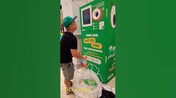 Recycling Empty Cans & Bottles at Sparklo Machine, Lulu DIP 1 #highlights #fyp #dubai #buhayofw