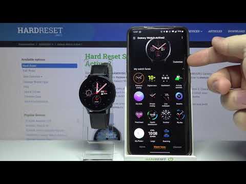 How to Change Watch Face in SAMSUNG Galaxy Watch Active 2 – Display Settings