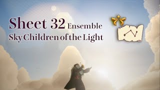Sky 32番楽譜合奏 Music Sheet 32 ensemble32번 오로라의 시즌 AURORAの季節 SkyCOTL Season of AURORA
