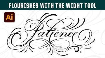 How to make Flourishes in Letters - Adobe Illustrator Tutorial