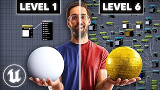 Unreal Engine Materials in 6 Levels of Complexity