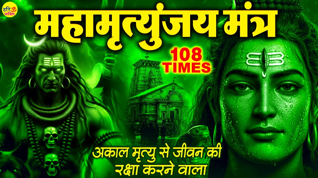 Powerful Mahamrityunjay Mantra - आज अवश्य सुनें ये चमत्कारी महामृत्युंजय मंत्र 108 TIMES