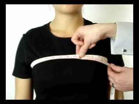 How to measure the ladies' Bust Width – SuitMeUp 