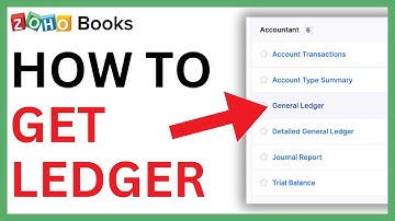 How to Get Ledger in Zoho Books [QUICK GUIDE]