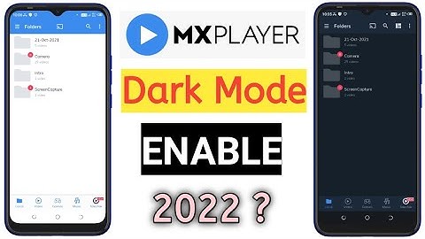 Mx player ko dark mode enable kaise kare | how to enable dark theme in Mx player