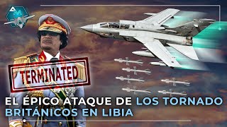 El día que CAZAS británicos DESTRUYERON 12 TANQUES Libios en un ataque | Guerra de Libia