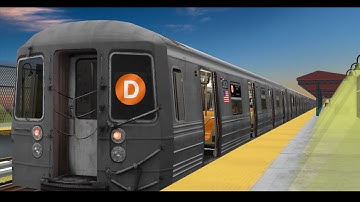 OpenBve Run Multiplayer RP:  R68 D Train to Coney Island via West End Exp