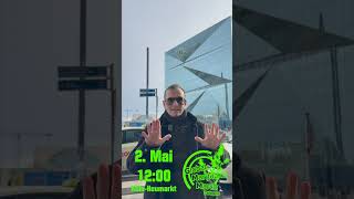 Mark Benecke kündigt den Global Marijuana March in Köln an.