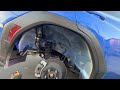 22+ VB WRX Fender liner and side cover replacement