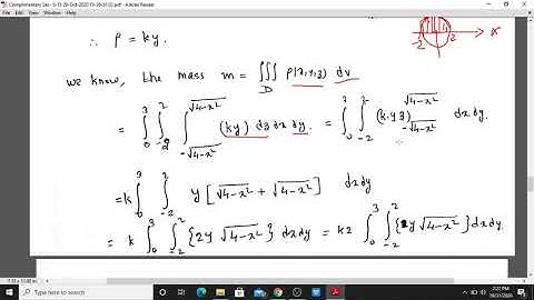 Calicut University - Sem 3 - Complimentary Mathematics - Triple Integrals - Part 3