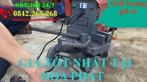 Máy cắt uốn sắt thép thủy lực 2 chức năng. Máy cắt sắt xây dựng phi 25mm. Máy cắt uốn sắt liên hợp.