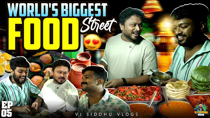 கும்பகோணம் Food Street போலாமா🤩😋 | Taste Of Delta Series | Ep 05 | Vj Siddhu Vlogs