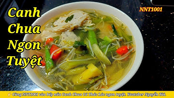 👉  Cách Nấu Canh Chua Cá Thác lác ✅️