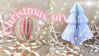 Easy paper Christmas DIY|Cheap and Quick Christmas Crafts|Christmas Decoration|