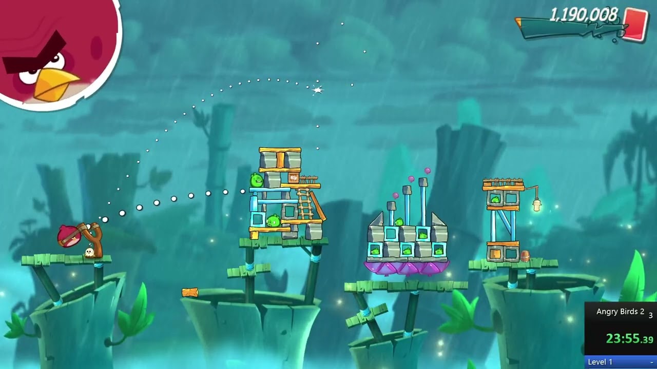 Angry Birds 2 New Save Level 52 Speedrun World Record !