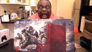 OMG...XBOX ONE S GEARS OF WAR 4 BUNDLE UNBOXING!