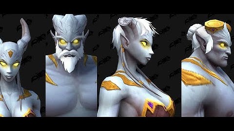 NEW Lightforged Draenei Customization Options (Shadowlands patch 9.1.5)