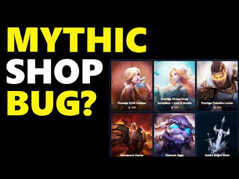 mythic shop is bugged