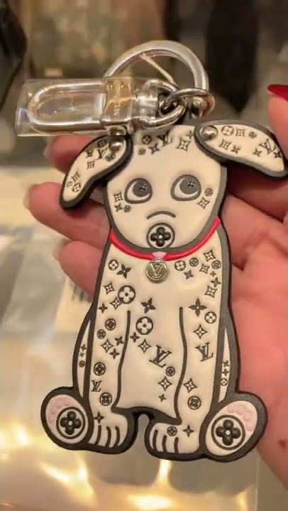 louis vuitton dog keychain unboxing+review 