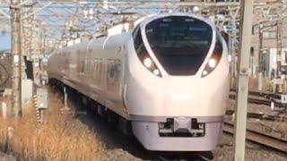 【ジョイント音最高！】E657系K15編成　特急ひたち18号品川行き　我孫子駅5番線通過シーン