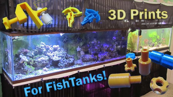 3D Printable Aquarium Strömungspumpe Abdeckung / Fish Tank Flow