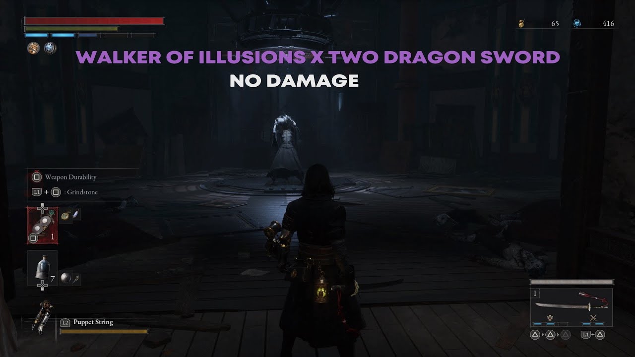 WALKER OF ILLUSIONS X TWO DRAGON SWORD NO DAMAGE