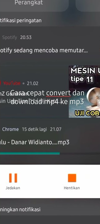 cara cepat ubah dan download file video ke mp3