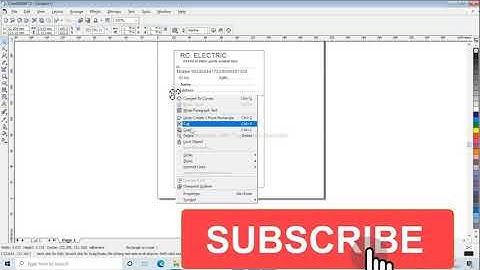 coraldraw12 create bill design# cash memo coraldraw12making estimate# how to coral draw12logo design