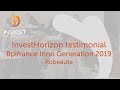Investhorizon testimonial  bpifrance inno generation 2019