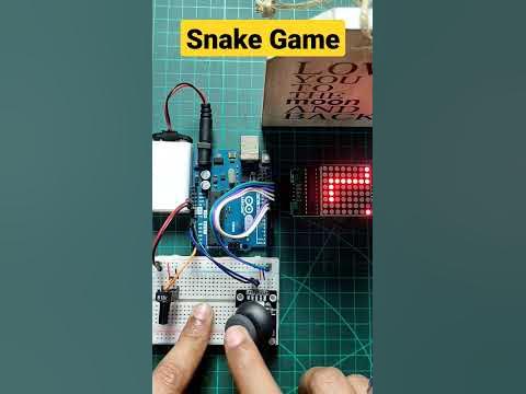 Arduino Snake Game using 8x8 Dot Matrix LED Display - YouTube