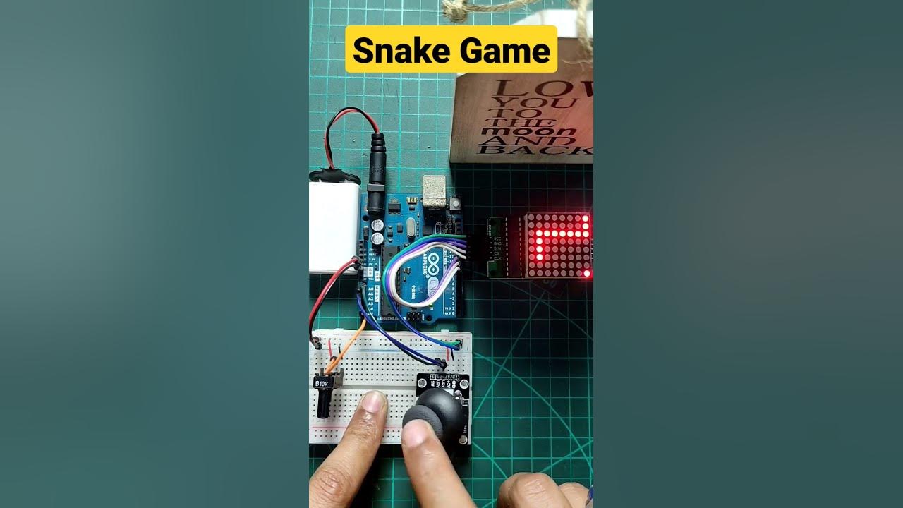 Arduino Snake Game using 8x8 Dot Matrix LED Display - YouTube