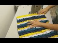 Tapete de  tiras  ✂️ How to make doormat at home 🧵  DIY doormat making idea