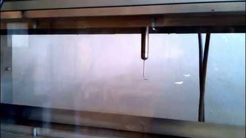 Hot-wire anemometer with traversing system in aero tunnel