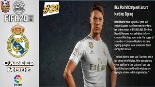 Deal! Lautaro Martínez €55 Juta, Debut & Gol Lautaro | FIFA 20 Indonesia Real Madrid Career Mode #20