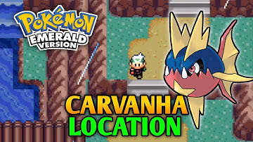 How To Catch Carvanha In Pokemon Emerald - Carvanha Location