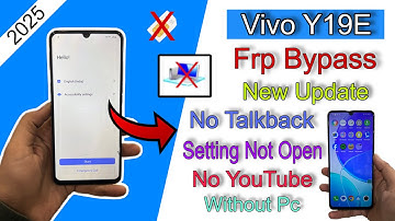 Vivo y19e Frp Bypass Vivo y19e Frp bypass without Pc new Tricks 2025 TalkBack not working Vivo y19e