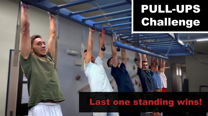Pull up challenge - last one standing wins!