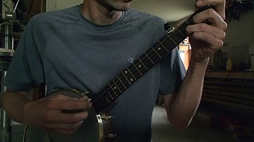 12" Walnut banjo, Zachary Hoyt #49