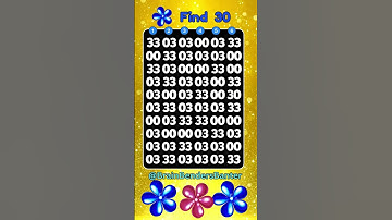 The Spot It Speed Challenge! 7 Seconds! Go! #shorts #numberspuzzle #iq