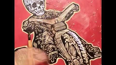 Woodcut Timelapse: Big Wheel