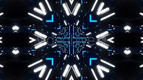Video effects - Neon Space Tunnel VJ Loop Background