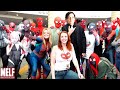 SPIDER-MAN: SPIDER-VERSE TERRORIZES COMIC CON!! Epic Flash Mob Prank at MegaCon - MELF