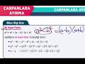 Çarpanlara Ayırma, kolay metot: İKİ KARE FARKI FORMÜLÜ- #ayt2026 #ayt #tyt #yks #son2ay #sonanda